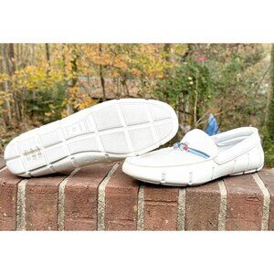 SWIMS Men's Riva Loafers Men’s Size 12 White MSRP $228 - NWOB - See Pics!!!